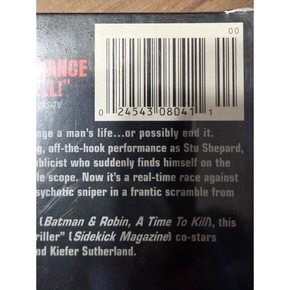 Phone Booth (VHS, 2003) Colin Ferrell, Forest Whitaker, Kiefer Sutherland - Picture 5 of 6